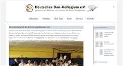 Desktop Screenshot of ddk-ev.de